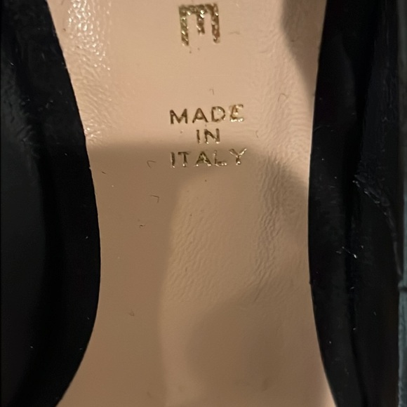 Deimille Camoscio Nero Suede Heels - Picture 8 of 16